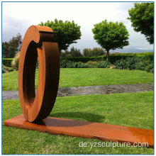 New Design Outdoor Corten Stahl Skulptur